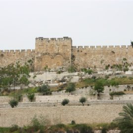 la porte d'or de Jérusalem