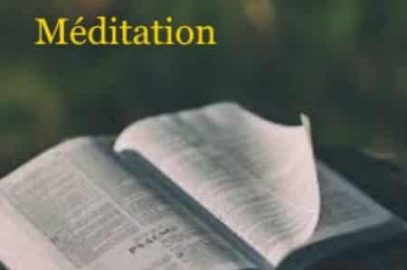 la méditation quotidienne est un temps de réflexion à notre disposition pour connaitre et apprendre la volonté de Dieu à notre égard