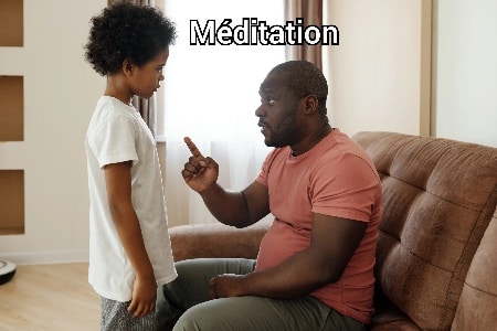 enseignement d'un père à son enfant
