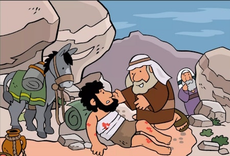 Parabole du bon Samaritain : L'amour du prochain, même au-delà des barrières sociales et culturelles