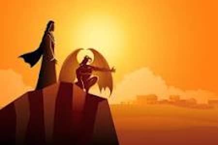 J&eacute;sus r&eacute;siste &agrave; la tentation de Satan, Luc 4:5-7