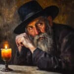Vieil homme et bougie, avertissement contre l&rsquo;avarice spirituelle. de Luc 12:13-15